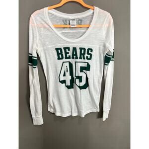 Baylor Bears College Football Jersey Long Sleeve Womens XS Victoria Secret Pink